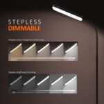 Floor lamp, 15w/1000lm Bright LED Floor Lamp with Stepless Adjustable 3000K-6000K Colors and Dimmer, Remote and Touch Control, Adjustable Floor Lamp for Living Room - Image 3