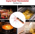 ThermoPro Digital Instant Read Meat Thermometer for Grilling Waterproof Kitchen Food Thermometer with Calibration & Backlight Baking Bread Candy Thermometer Cooking Tools Utensils - Image 8