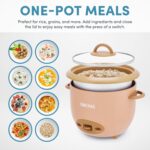 AROMA® 6-Cup (Cooked) One-Touch Pot Style Rice Cooker with CoreCoat™ PFAS-Free Nonstick Ceramic Surface (1.5 Quarts) - Image 3