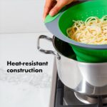 OXO Collapsible Colander, 3.5 quart, Green - Image 6