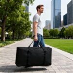 JupiterForce Portable Massage Chair Foldable Lightweight Tattoo Therapy Chair with Adjustable 4 Inches Thick Sponge Face Cradle for Client Spa Salon Massage with Carrying Bag (Black) - Image 10