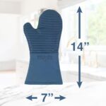 All-Clad Premium Silicone Oven Mitts, 2-Pack, Indigo - Image 7