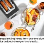 Chefman 2 Slice Toaster, 7 Shade Settings, Removable Crumb Tray, Thick Bread and Bagel Toaster with Defrost and Cancel Buttons – Black - Image 5