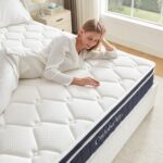8 Inch Twin Mattress, Memory Foam Hybrid Mattress in a Box with Independent Spring for Motion Isolation and Pressure Relief, Comfortable Medium Firm - Image 2