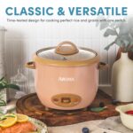 AROMA® 6-Cup (Cooked) One-Touch Pot Style Rice Cooker with CoreCoat™ PFAS-Free Nonstick Ceramic Surface (1.5 Quarts) - Image 4