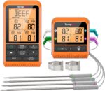 TempPro TP829 1000ft Wireless Meat Thermometer Digital for Grilling and Smoking, 4 Meat Probes Grill Thermometer for Outside Grill, BBQ Thermometer for Cooking Food Temperature (Previously ThermoPro) - Image 2