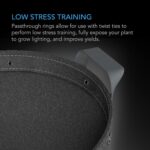 AC Infinity Heavy Duty Fabric Pots, 5 Gallon Aeration Reusable Grow Bags 5-Pack with 500G Thick Nonwoven Fabric and Multi-Purpose Rings, for Low Stress Plant Training Fruits, Vegetables, and Flowers - Image 6