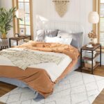 HOOBRO End Table, Simple Rustic Side Table with 3-Tier Storage Shelf, Narrow Nightstand for Small Spaces, for Living Room, Bedroom,Easy Assembly, Industrial Design, Rustic Brown and Black BF14BZ01 - Image 6