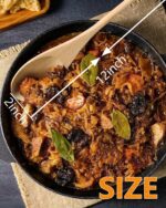 MORGLES 5 Pcs Wooden Spoons for Cooking, 12 Inches Long Handle Spoons for Mixing, Tasting Stirring Food, Large Wooden Cooking Utensils for Kitchen and Crafts - Image 8