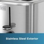 BLACK+DECKER® 2-Slice Toaster with 7 Toast Shade Settings, Extra-Wide Slots for Bagels, Stainless Steel Exterior Finish - Image 6