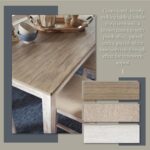 Signature Design by Ashley Skempton Cottage Dining 7 Piece Set – Rectangular Table & 6 Upholstered Chairs | Coastal Chic Meets Farmhouse, Whitewash - Image 5