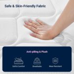 Avenco 8 Inch Twin Mattress, Foam and Spring Hybrid Mattresses in a Box, Medium Soft Breathable Fabric & Adaptive Support CertiPUR-US Certified, Colchones Twin Size in Guest and Kids Bedroom - Image 4