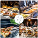 12 Pieces Buffet Tongs 7'' Serving Tongs Heavy Duty Stainless steel Kitchen and BBQ Utility Tong (Silver, 7inch) - Image 4