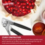 Swing-A-Way Easy-Crank Can Opener with Folding Crank Handle, Black, 3.50 x 4.50 x 10.50 - Image 6