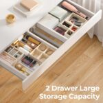 GreenForest Vanity Desk with 2 Drawers,Glossy Desktop White Desk for Bedroom,Makeup Table with Storage Space,Small Desk for Home Office,39 inch No Mirror - Image 8