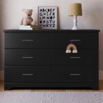 Storkcraft Brookside 6-Drawer Dresser (Black) – GREENGUARD Gold Certified, Black Dresser for Bedroom, Kids & Nursery Storage Chest, Safety Interlocking Drawers, Pre-Installed Tracks, Kids Chest - Image 3