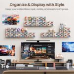 upsimples 6 Pack Acrylic Shelves for Wall Storage, 15" x 4“ Floating Bookshelves for Kids, Display Shelf Organizer for Bathroom, Bedroom, Living Room, Kitchen, Room Decor, Clear - Image 5