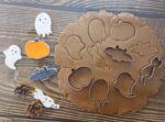 5 Pieces Mini Halloween Cookie Cutters, Size 2.2" to 2.6" Small Stainless Steel Molds Ghost, Cat, Bat, Pumpkin Holiday Shapes for Halloween Party Decorations - Image 8