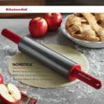 KitchenAid Gourmet Rolling Pin, 2.5 x 2.5 x 22 Inch, Red - Image 4