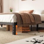 12 Inch High Full Size Bed Frame Metal, Platform Bed Frame Full Size, Heavy Duty, Easy Assembly, Noise Free, Black - Image 7