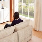 Eafurn Oversized Reversible Modular Sectional Sofa with Movable Ottoman, 4 Seater Convertible L Shaped Corner Couch Modern Chenille Sofa Set w/Double Layers Seat Cushions for Living Room Apartment - Image 7