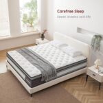 Full Mattress 12 Inch Hybrid Mattress Full - Memory Foam & Individually Pocket Coils Springs | Pressure Relief | Motion Isolation, Edge Support | CertiPUR-US Certified | Medium Firm - Image 5
