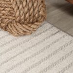 JONATHAN Y Hallie High-Low Curve Ivory/Cream Indoor/Outdoor Area Rug, 8x10, Minimalist, Japandi, Pet Friendly, Non-Shedding, Stain Resistant, Hose-Washable for Backyard, Patio, Porch (SCN100B-8) - Image 11