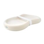 Keekaroo Peanut Changer Baby Vanilla – The Original - Easy-to-Clean Changing pad and The only Shell Over Foam, Fully Water Repellant, Wipeable Diaper pad, Wipe-Clean Changing pad - Image 2