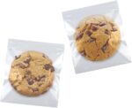 SUREHOME Cookie Bags Cellophane Clear Individual Treat for Cookies, 5x6 Inch Gift Giving Packaging, 100PCS Plastic Self Adhesive Wrappers Candy Bag - Image 2