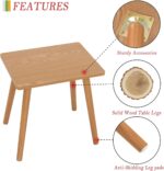 AWASEN Mid Century Modern Side Table, Small End for Living Room Bedroom Office Small Spaces, Modern Side Table Nightstand with Solid Wood, Easy Assembly, (Brown) - Image 5