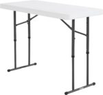 Lifetime Commercial Height Adjustable Folding Utility Table, 4-Foot - Image 5