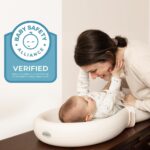 Keekaroo Peanut Changer Baby Vanilla – The Original - Easy-to-Clean Changing pad and The only Shell Over Foam, Fully Water Repellant, Wipeable Diaper pad, Wipe-Clean Changing pad - Image 5