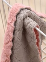 Kitchen Cloth, Microfiber Dish Towels Washcloths, Super Absorbent Coral Velvet Dishtowels, Premium Cleaning Cloths,Non-Stick Oil Quick Dry Dish Towels, Soft Tea Towel, Table Cleaning Cloths. (10) - Image 3