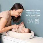 Keekaroo Peanut Changer Baby Vanilla – The Original - Easy-to-Clean Changing pad and The only Shell Over Foam, Fully Water Repellant, Wipeable Diaper pad, Wipe-Clean Changing pad - Image 6