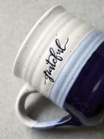 DOWAN 20 oz Coffee Mugs, Large Mugs with Word Blessed Grateful, Porcelain Coffee Cup, Thank You Gifts for Mom Dad, Set of 2 - Image 6