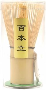 Matcha Whisk - Bamboo Whisk for Matcha Powder, Handcrafted Organic Traditional Japanese Chasen, 100-Prong Matcha Stirrer Wisk Mixer Brush for Authentic Tea Preparation - Image 2