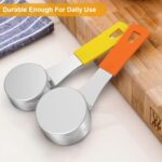 Wildone 8-Piece Measuring Cups Set, Stainless Steel Nesting Measuring Cups, Perfect for Dry and Liquid Ingredients, Dishwasher Safe - Image 8