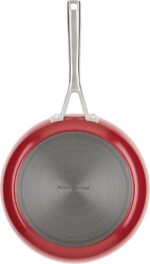 KitchenAid Hard Anodized Ceramic 9-Piece Nonstick Cookware Set – Includes Fry Pans, Saucepan, Stockpot, Durable, Even Heating, Oven Safe to 500°F, Empire Red - Image 10