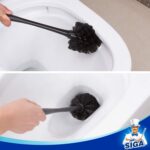 MR.SIGA Toilet Plunger and Bowl Brush Combo for Bathroom Cleaning, Black, 1 Set - Image 7