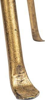 Metal Martini Cocktail Table, Antique Brass - Image 7