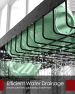 Sakugi Dish Drying Rack - Over The Sink Dish Drainer Drying Rack with Utensil & Knife Holder, Hooks, Stainless Steel Kitchen Organizers and Storage Solution, 11.8" D x 31.5"~39.0''W x 30" H, Black - Image 4