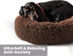 Muddy Mat® Cloud K-9 Bed for Dogs & Cats, Soft & Relaxing Donut Dog Bed, Chenille Material, Removable Cover, Washable & Dryer Safe–Brown Large(40'x40') - Image 7
