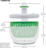 Farberware Easy to use pro Pump Spinner with Bowl, Colander and Built in draining System for Fresh, Crisp, Clean Salad and Produce, 6.6 quart, Green - Image 9