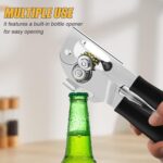 Commercial Can Opener, ICEKATl Can Opener Manual Heavy Duty Easy for Big Cans with Magnet, Folding Hand Crank With Comfortable Long Handles - Image 5