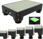 5-Level Adjustable Step Stool, Noctilucent Bedside Step, 700 LBS Capacity Safety Step Platform, Indoor and Outdoor Foot Stool for Seniors and Kids, Wide Step Stools Elderly Assistance at Night - Image 2