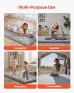 VEVOR Japanese Floor Mattress, Futon Mattress, 100% High Density Comfortable Foam, Foldable Tatami Mat with Storage Bag, Sleeping Pad for Camping Dormitory Yoga - Image 8