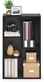 Furinno Luder 5-Cube No Tool Assembly Open Shelf, Blackwood - Image 8