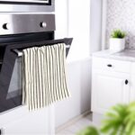 Jacquotha Black and White Striped Hand Towels for Bathroom, Vintage Kitchen Decor, Guest Use, Adults & Kids, Natural Cotton, 14” x 29” - Image 3