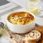 MALACASA 24 OZ Cereal Bowls, Porcelain Soup Oatmeal Bowls Set of 6, Kitchen Ceramic Serving Bowl, Dishwasher Microwave Oven Safe, White, Series LUNA - Image 11