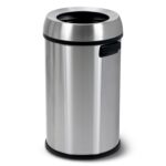Simpli-Magic 65 Liter Open Top Trash Can, Commercial Grade, Stainless Steel - Image 2